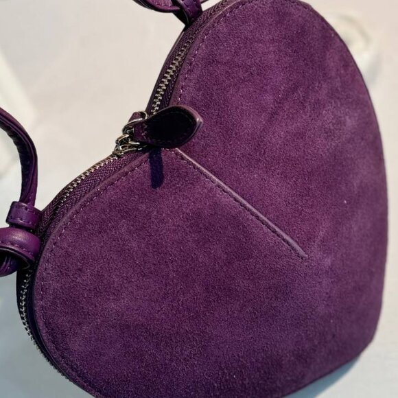Mini Leather and Suede Handbag “Heart Chic” - Picture 9 of 13